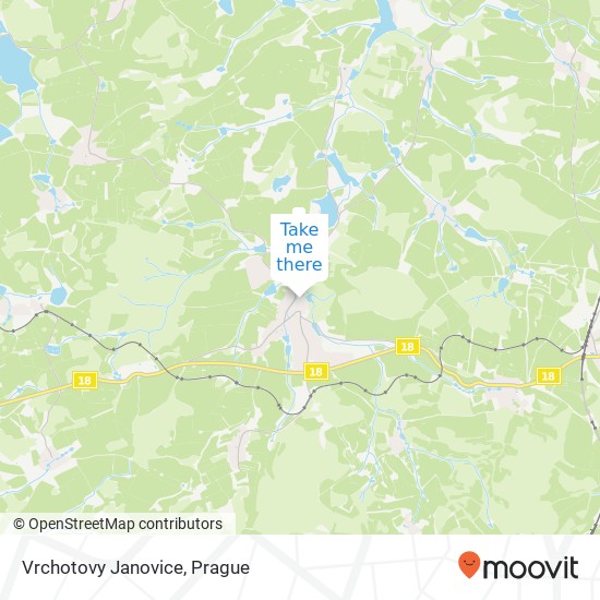 Vrchotovy Janovice map