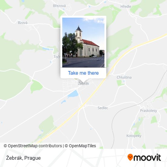 Карта Žebrák