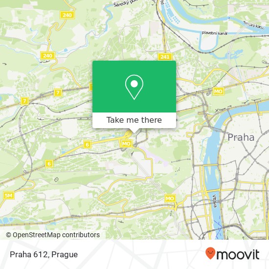 Praha 612 map