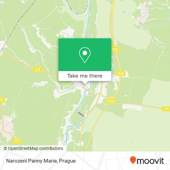 Narození Panny Marie map