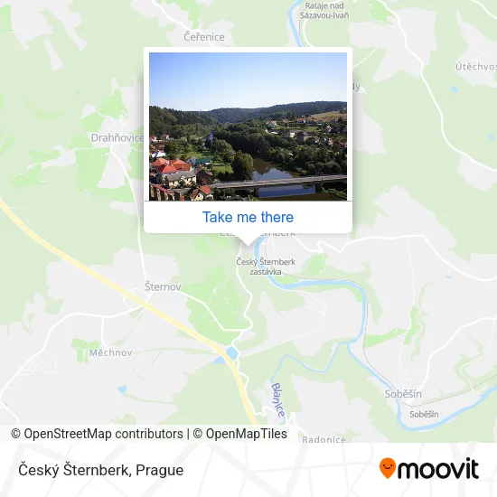 Карта Český Šternberk