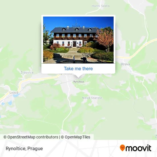 Карта Rynoltice