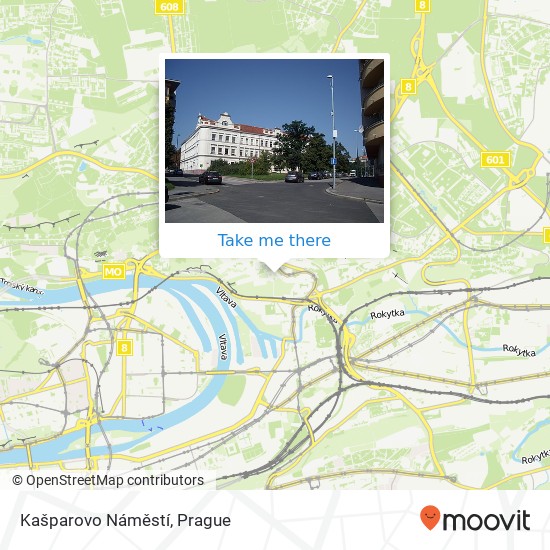 Kašparovo Náměstí map