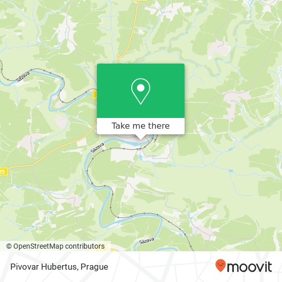 Pivovar Hubertus map