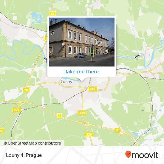 Louny 4 map