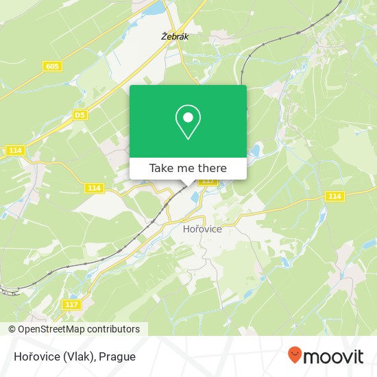 Hořovice (Vlak) map