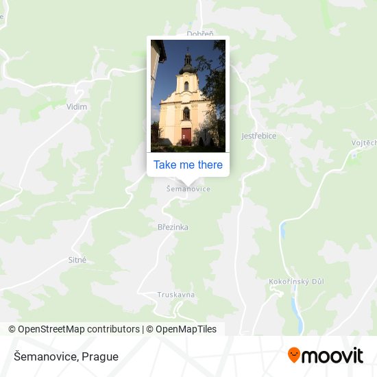 Šemanovice map