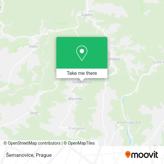 Карта Šemanovice