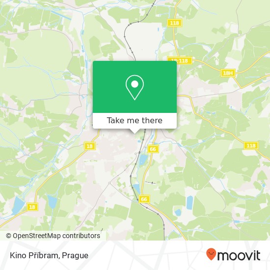 Kino Příbram map