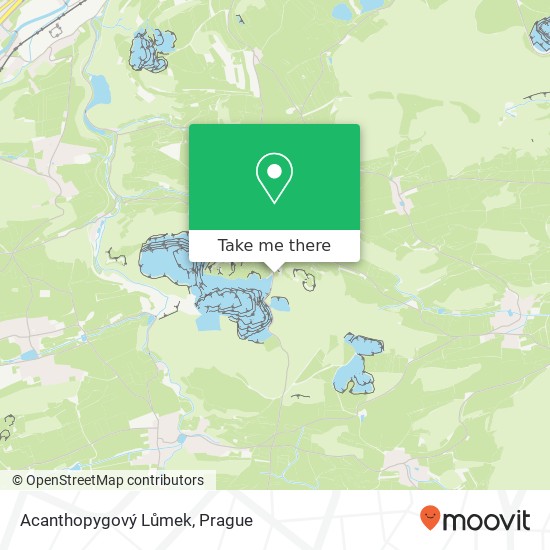 Acanthopygový Lůmek map