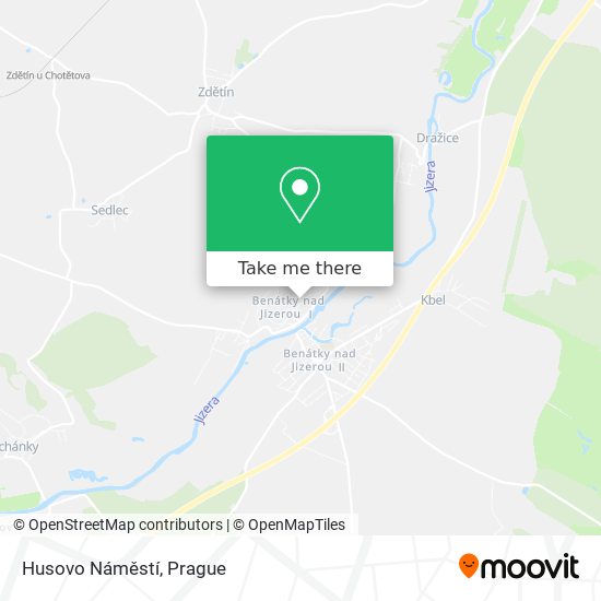 Husovo Náměstí map