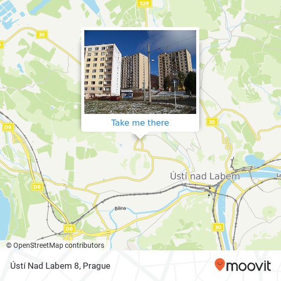 Ústí Nad Labem 8 map