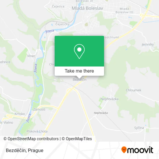 Карта Bezděčín