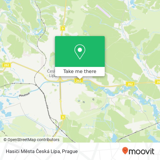 Карта Hasiči Města Česká Lípa