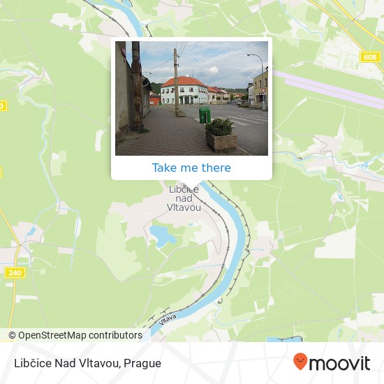 Libčice Nad Vltavou map