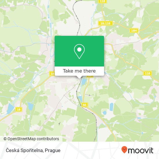 Česká Spořitelna map