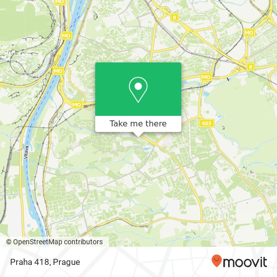 Карта Praha 418