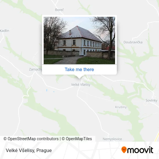 Карта Velké Všelisy