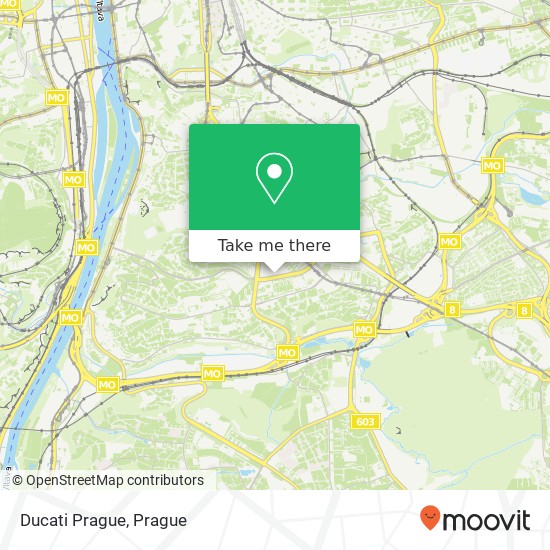 Ducati Prague map