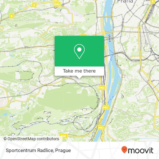 Sportcentrum Radlice map