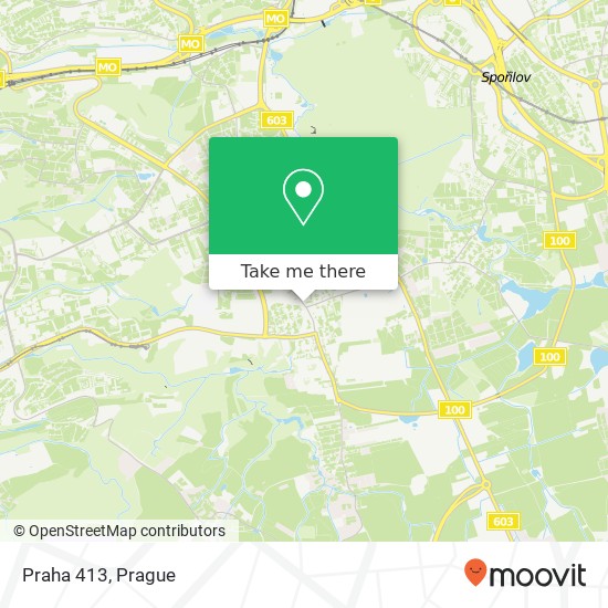 Praha 413 map
