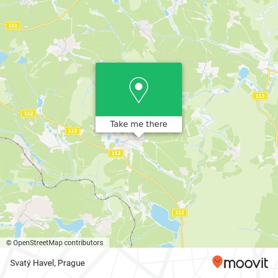 Карта Svatý Havel