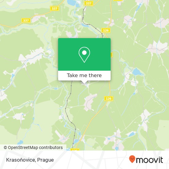 Карта Krasoňovice