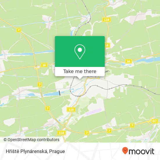 Hřiště Plynárenská map