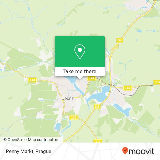 Penny Markt map