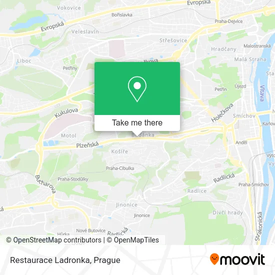 Карта Restaurace Ladronka