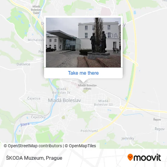 Карта ŠKODA Muzeum