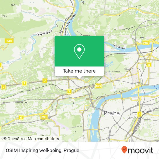 OSIM Inspiring well-being map