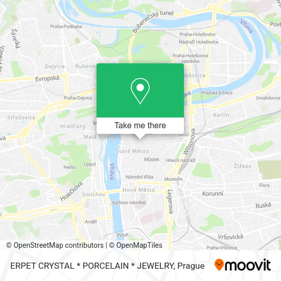 ERPET CRYSTAL * PORCELAIN * JEWELRY map