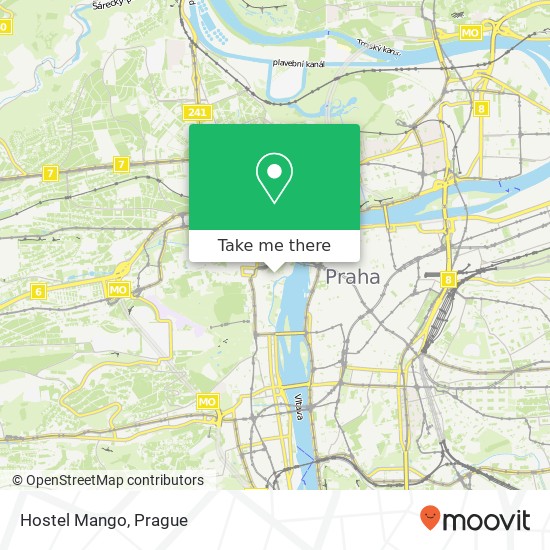 Hostel Mango map