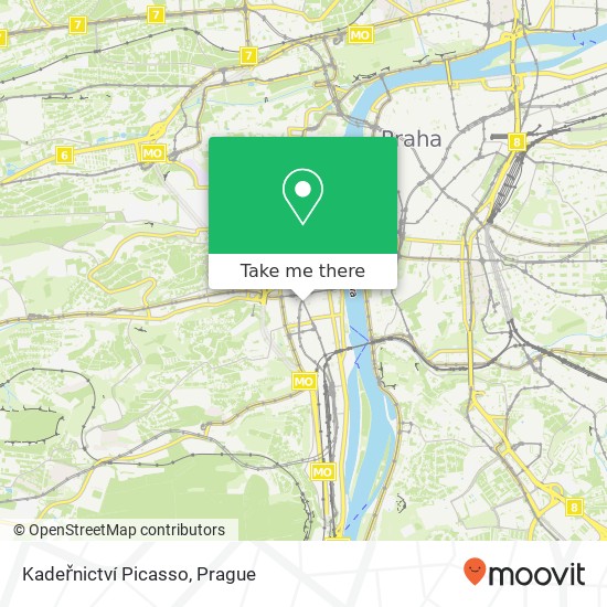 Kadeřnictví Picasso map