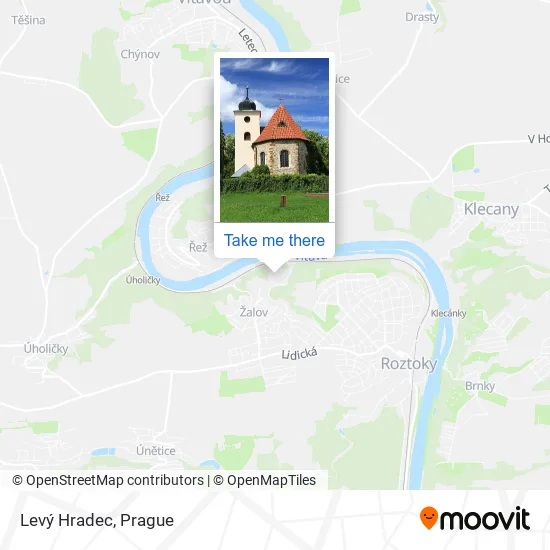 Карта Levý Hradec