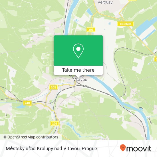 Městský úřad Kralupy nad Vltavou map