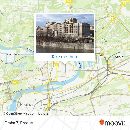 Praha 7 map