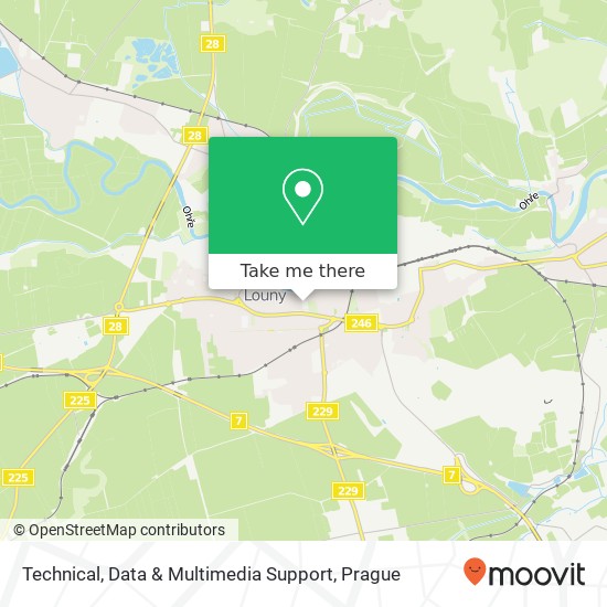 Technical, Data & Multimedia Support map