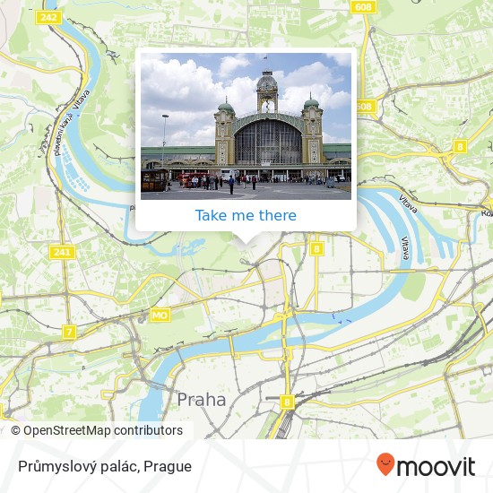 Průmyslový palác map