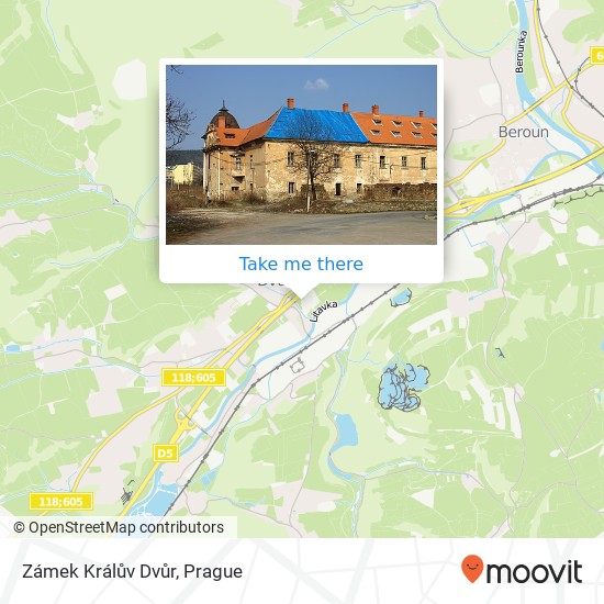 Zámek Králův Dvůr map