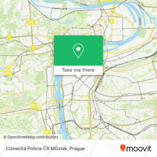 Карта Cizinecká Policie ČR Můstek