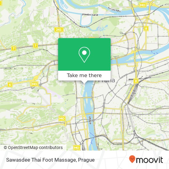 Sawasdee Thai Foot Massage map