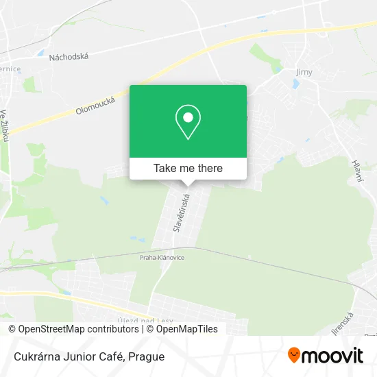 Карта Cukrárna Junior Café