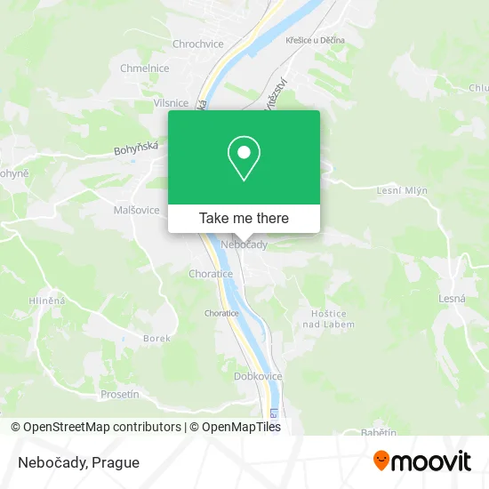 Карта Nebočady