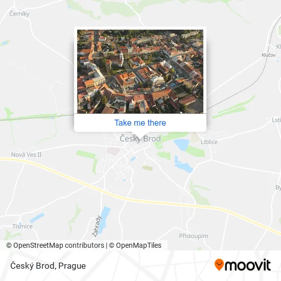 Карта Český Brod