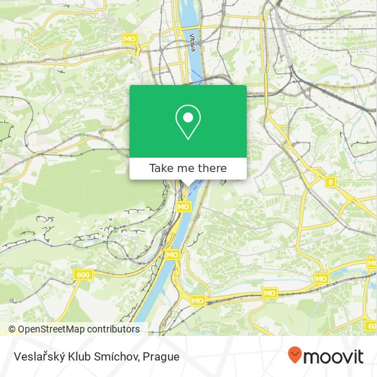 Veslařský Klub Smíchov map