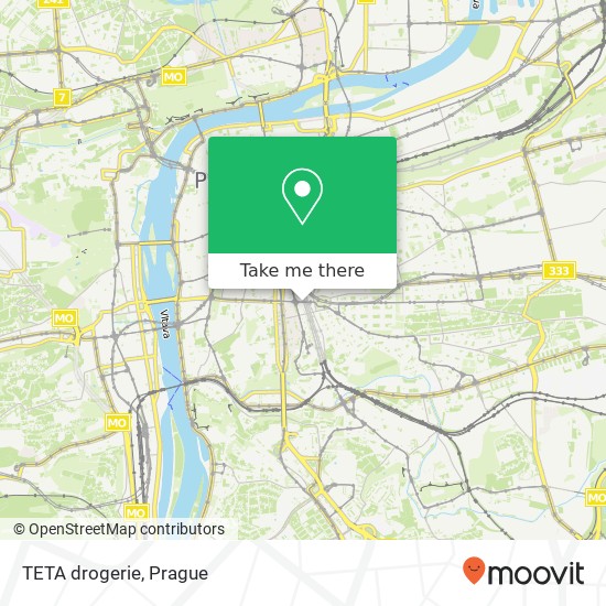 TETA drogerie map