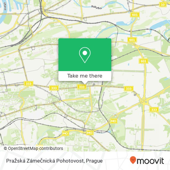 Pražská Zámečnická Pohotovost map