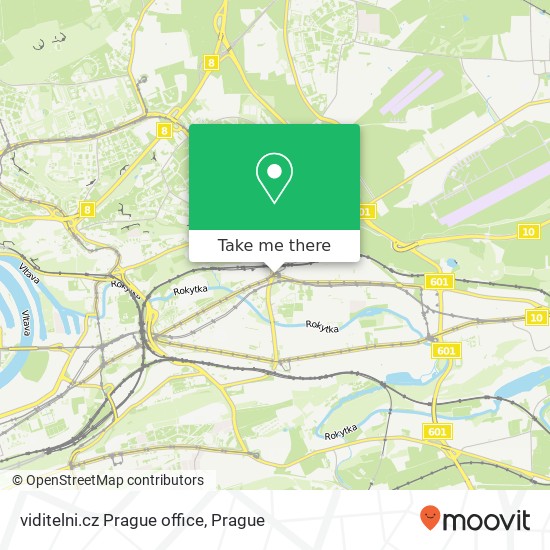 viditelni.cz Prague office map